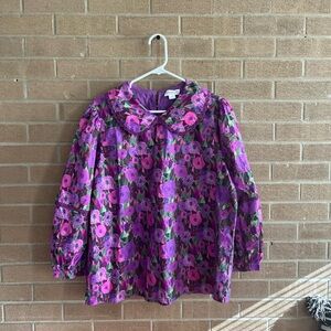 Chic Soul Purple and Pink Floral Top